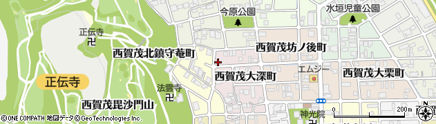 京都府京都市北区西賀茂大深町31周辺の地図