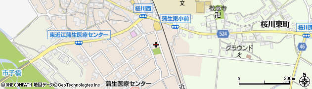 滋賀県東近江市桜川西町814周辺の地図