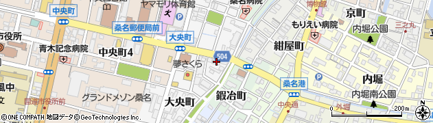 三重県桑名市大央町27周辺の地図