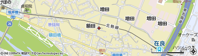 桑名三療院周辺の地図