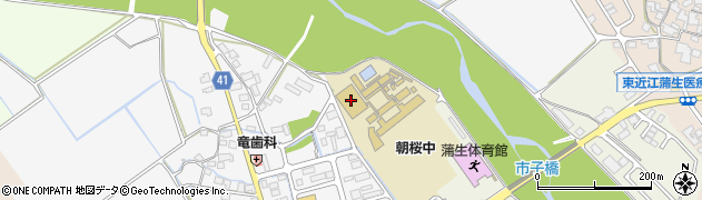 滋賀県東近江市市子殿町1303周辺の地図
