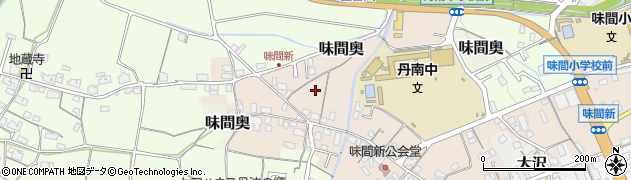兵庫県丹波篠山市味間新周辺の地図