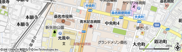 青木記念病院周辺の地図