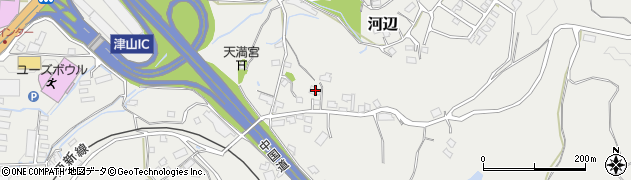 岡山県津山市河辺392周辺の地図