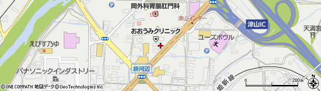 岡山県津山市河辺930周辺の地図