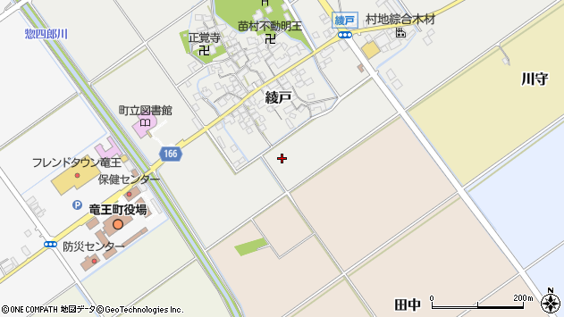 〒520-2524 滋賀県蒲生郡竜王町綾戸の地図