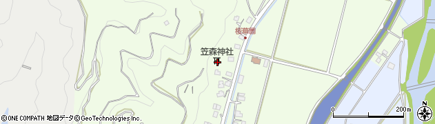 笠森神社周辺の地図