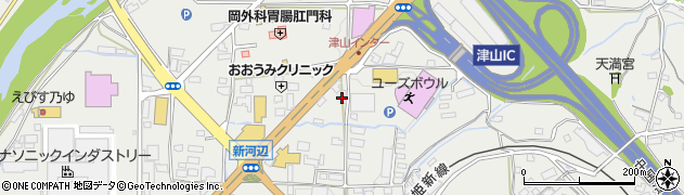 岡山県津山市河辺926周辺の地図