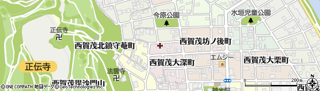 京都府京都市北区西賀茂大深町3周辺の地図