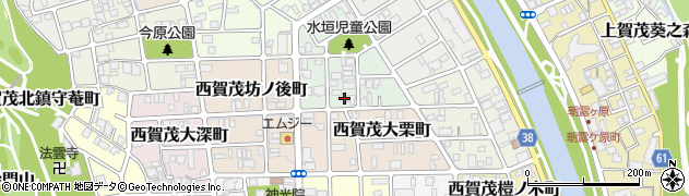 京都府京都市北区西賀茂水垣町65周辺の地図
