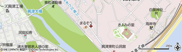 静岡県静岡市清水区興津東町1065周辺の地図
