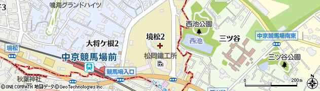 愛知県名古屋市緑区境松周辺の地図