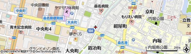三重県桑名市大央町14周辺の地図