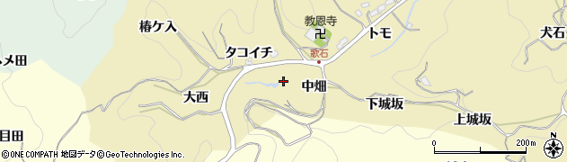 愛知県豊田市豊松町（キサ田）周辺の地図