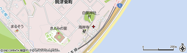 静岡県静岡市清水区興津東町1346周辺の地図