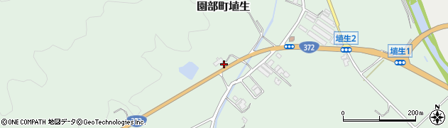 京都府南丹市園部町埴生（内垣内）周辺の地図