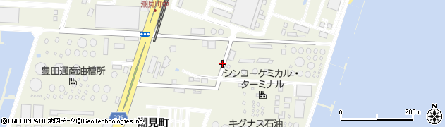 愛知県名古屋市港区潮見町周辺の地図