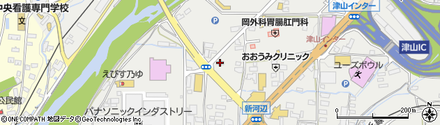 岡山県津山市河辺1040周辺の地図