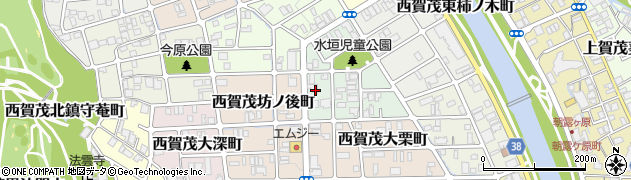 京都府京都市北区西賀茂水垣町86周辺の地図