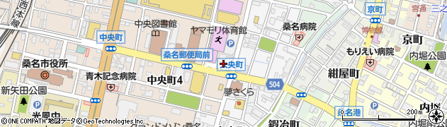 百五銀行桑名支店 ＡＴＭ周辺の地図