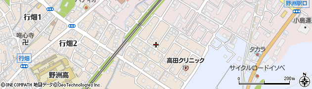 滋賀県野洲市行畑923周辺の地図