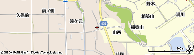 京都府亀岡市馬路町（滝ケ元）周辺の地図