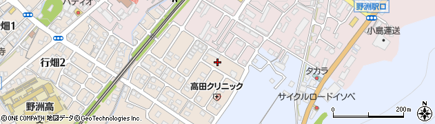滋賀県野洲市行畑715周辺の地図