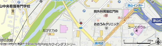 岡山県津山市河辺1038周辺の地図
