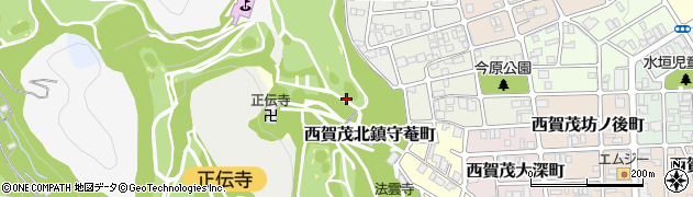 京都府京都市北区西賀茂北鎮守菴町周辺の地図