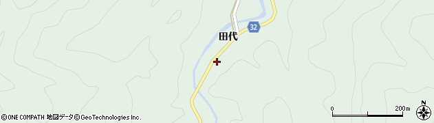 愛知県設楽町（北設楽郡）神田（松戸）周辺の地図