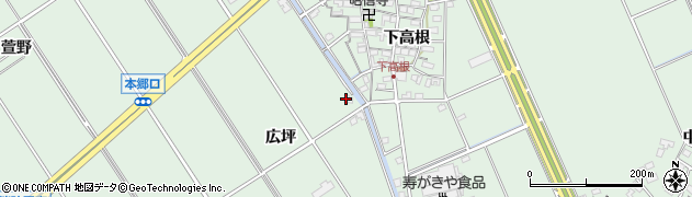 愛知県豊明市沓掛町（広坪）周辺の地図