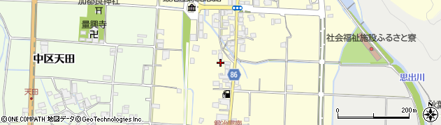 兵庫県多可郡多可町中区鍛冶屋121周辺の地図