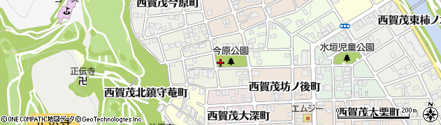 京都府京都市北区西賀茂南今原町周辺の地図