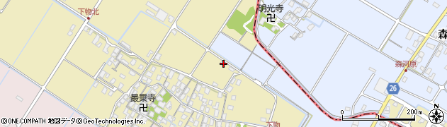 滋賀県草津市下物町265周辺の地図