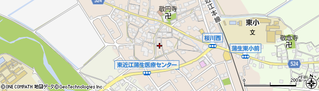 滋賀県東近江市桜川西町403周辺の地図