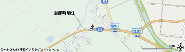 埴生郵便局周辺の地図