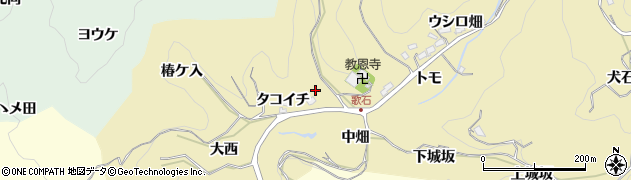 愛知県豊田市豊松町（榎ケ入）周辺の地図