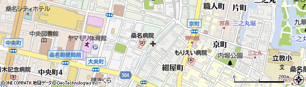 三重県桑名市京橋町33周辺の地図