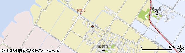 滋賀県草津市下物町596周辺の地図