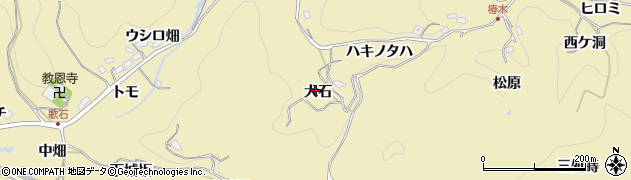 愛知県豊田市豊松町犬石周辺の地図