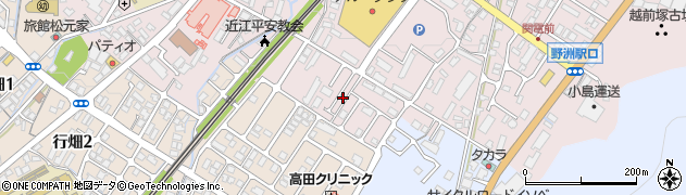 滋賀県野洲市小篠原988周辺の地図