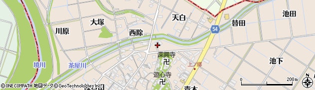 愛知県刈谷市井ケ谷町（替田）周辺の地図