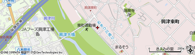 静岡県静岡市清水区興津東町570周辺の地図