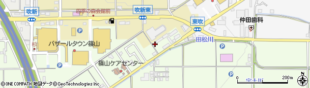 レイジーシンデレラ篠山店周辺の地図