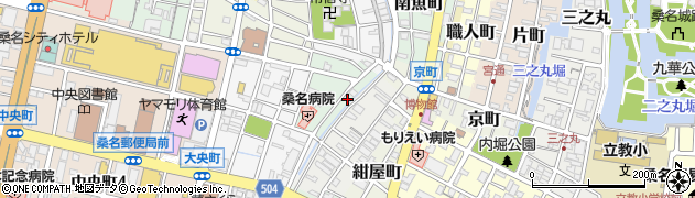 三重県桑名市京橋町37周辺の地図