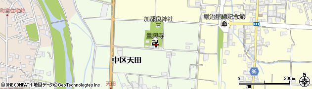 量興寺周辺の地図
