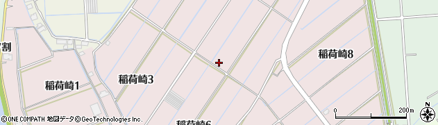 愛知県弥富市稲荷崎周辺の地図