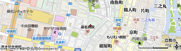 三重県桑名市京橋町周辺の地図