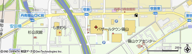 ゆうちょ銀行バザールタウン篠山ＮＥＷＳ館内出張所 ＡＴＭ周辺の地図