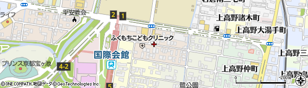 京都府京都市左京区岩倉中大鷺町周辺の地図